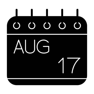 İzole edilmiş bir takvim simgesinin çizimi. bir tasarım takvimi simgesi,