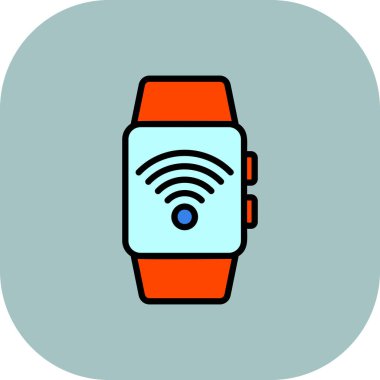 smartwatch vektör rengi