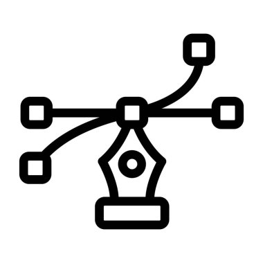 ağ paylaşım simgesi çizimi