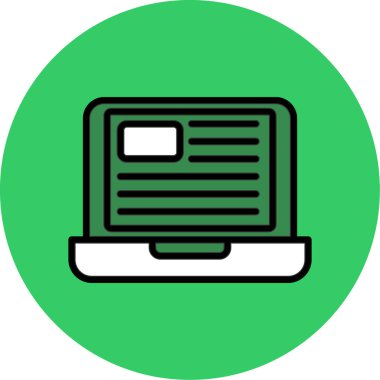 bilgisayar simgesi vektör illüstrasyonu