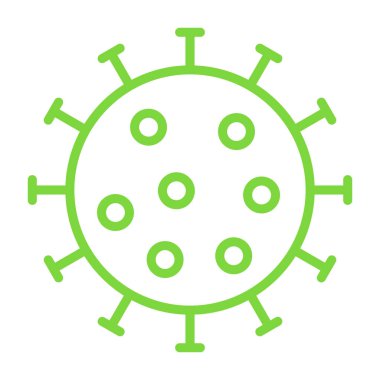 Virüs Simgesi, vektör illüstrasyonu