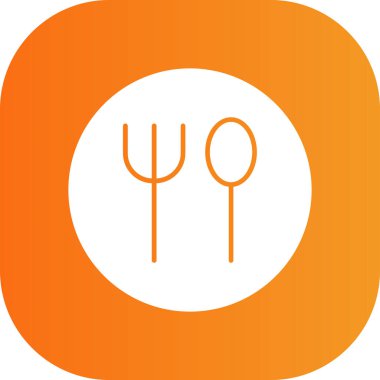 Gıda simgesinin vektör illüstrasyonu