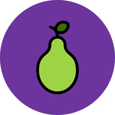 Guava web simgesi, vektör illüstrasyonu