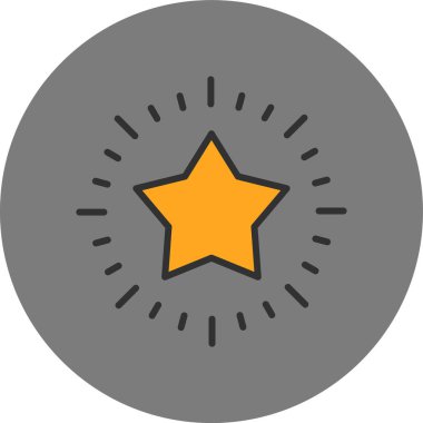 favori yıldız vektör çizgisi simgesi