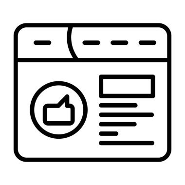 seo modern simgesinin vektör illüstrasyonu