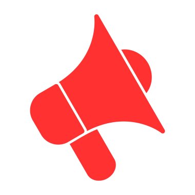 hoparlör simgesi vektörü izole edildi