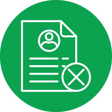 Belge. Web simgesi basit illüstrasyon