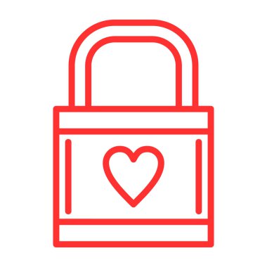 ikon vektör illüstrasyonunu kilitle