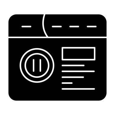 seo modern simgesinin vektör illüstrasyonu