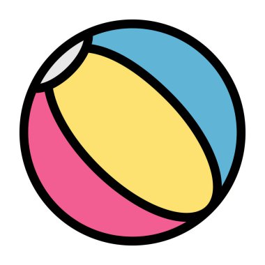 Top. Web simgesi basit illüstrasyon