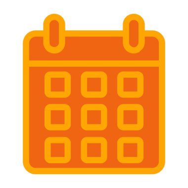 takvim anımsatıcı simgesi vektör illüstrasyonu