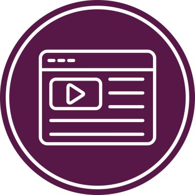 seo modern simgesinin vektör illüstrasyonu