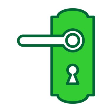 Anahtar simgesi vektör illüstrasyonu