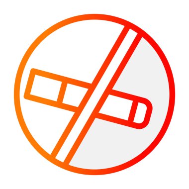 sigara ikonu vektör illüstrasyonu