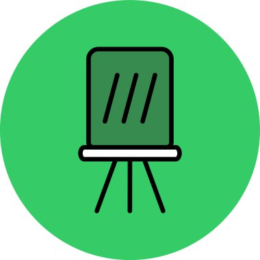 Sandalye simgesinin vektör illüstrasyonu