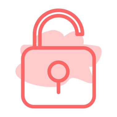 ikon vektör illüstrasyonunu kilitle