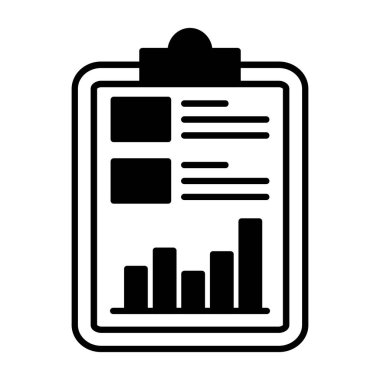 grafik simgesi olan belge, basit biçim