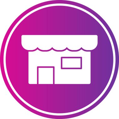 Modern yapı simgesinin vektör illüstrasyonu