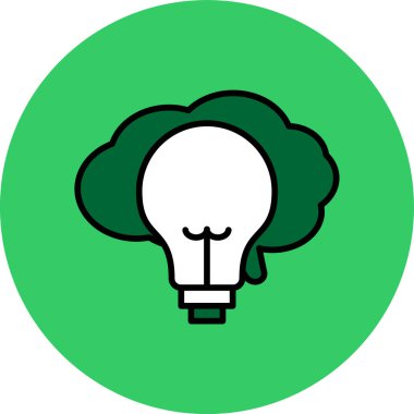 ampul simgesi vektör illüstrasyonu