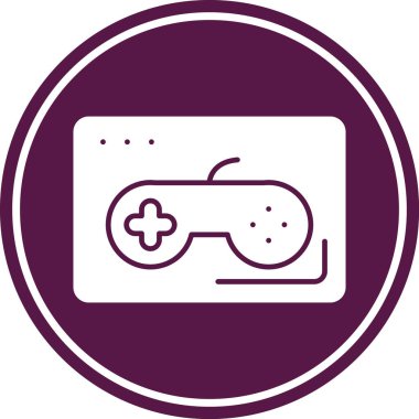 oyun simgesi vektör çizimi