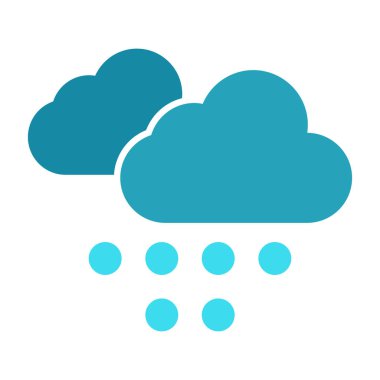 yağmur bulutu vektör illüstrasyonu