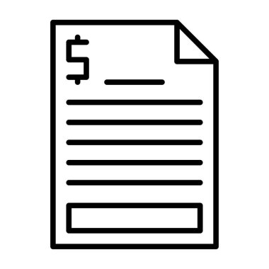 Bill Doları simgesi, taslak biçimi