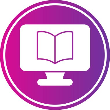 Kitap. Web simgesi basit illüstrasyon