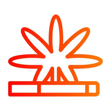 Yaprak ikonu vektör illüstrasyonu