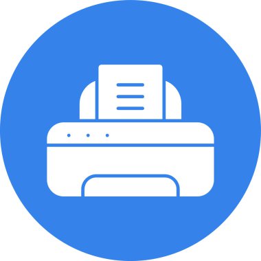 Yazıcının vektör illüstrasyonu