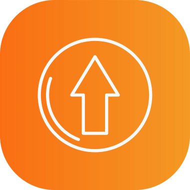 güzel yön ok çizgisi vektör simgesi