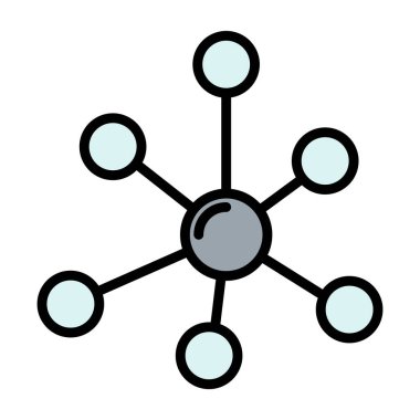 ağ bağlantısı vektör illüstrasyonu