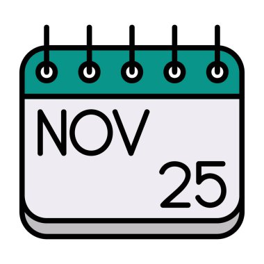 Kasım 23 - Takvim düzlüğü simgesi