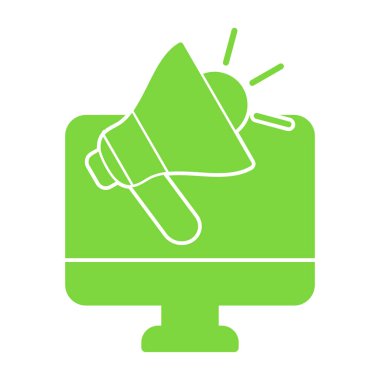 Hoparlör ikonu. düz tasarım biçimi.