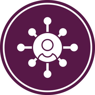 İş ve finans simgesinin vektör illüstrasyonu