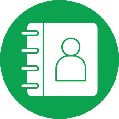 Bir kitap simgesinin vektör illüstrasyonu