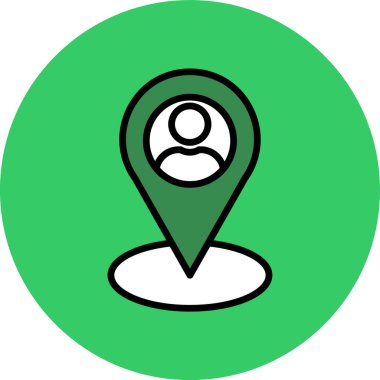 gps konum pin simgesi