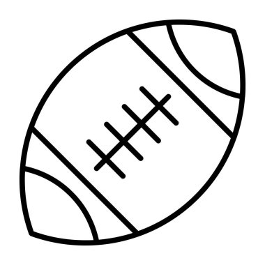 Rugby topu simgesi, taslak biçimi