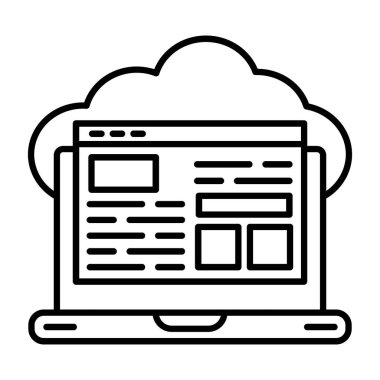 Web bulut hesaplama simgesi, özet biçimi