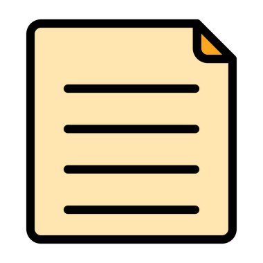 Vektör belgesi Simge illüstrasyonu