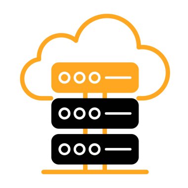 Veri Merkezi simgesini, vektör çizim