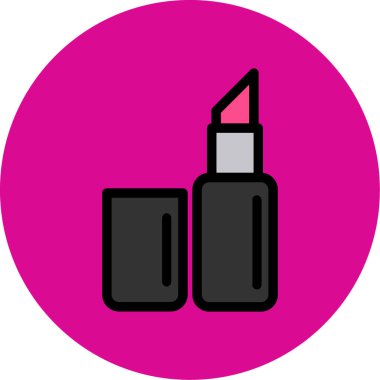 ruj simgesi vektör çizimi