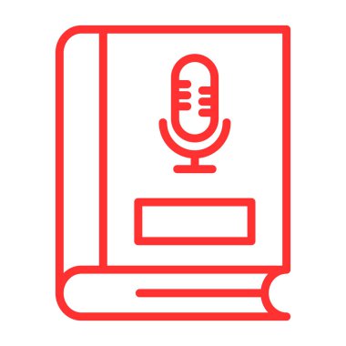 Beyaz arka grupta izole edilmiş mikrofon simgesi vektör işareti ve sembolü