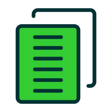 belge simgesi, vektör illüstrasyon tasarımı