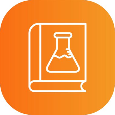 Test tübü simgesi, vektör illüstrasyonu