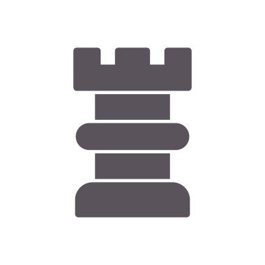 Web ve mobil uygulaması tasarımı, sütun logo kavramı için beyaz arka plan üzerinde izole sütun simge vektör