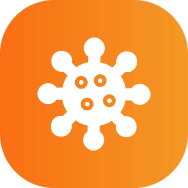 Kar Tanesi ikonu. vektör illüstrasyonu