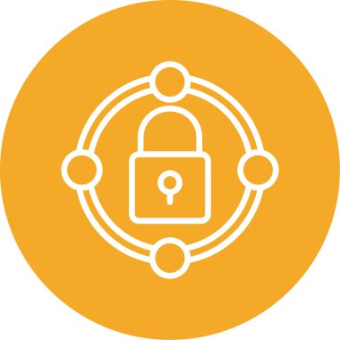 ikon vektör illüstrasyonunu kilitle