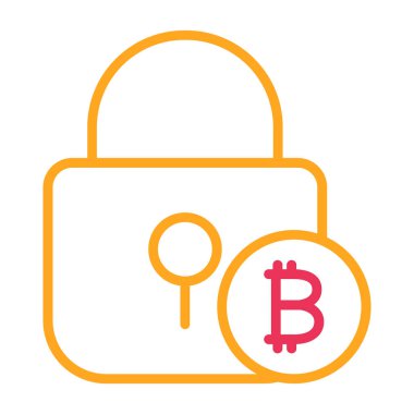 ikon vektör illüstrasyonunu kilitle