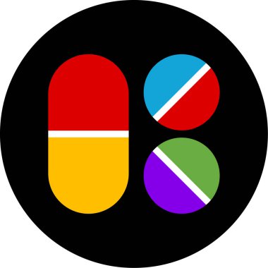 soyut geometrik şekil, vektör çizimi