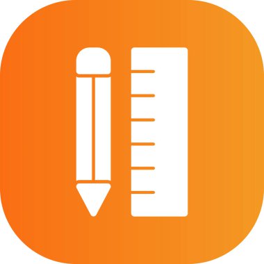 Web ve mobil uygulama tasarımınız için beyaz arkaplanda izole edilmiş kalem simgesi vektörünü düzenle, kalem logosu kavramı yaz